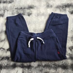 Polo Ralph Lauren Kids Joggers Small Navy Red Pony Sweatpants